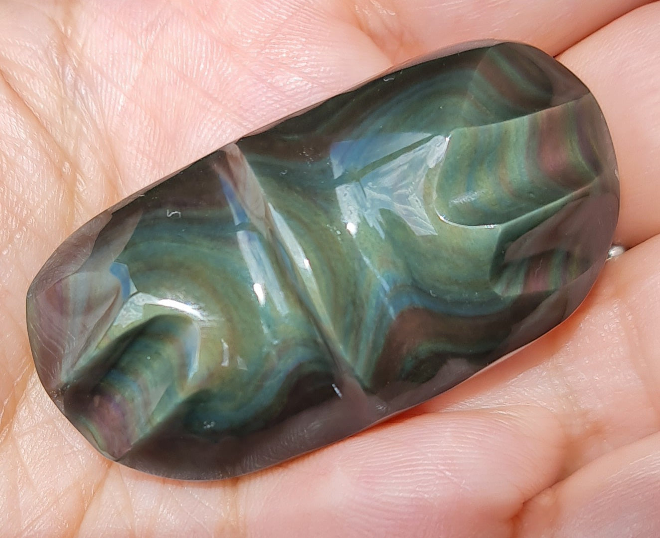 Rainbow Obsidian Butterfly