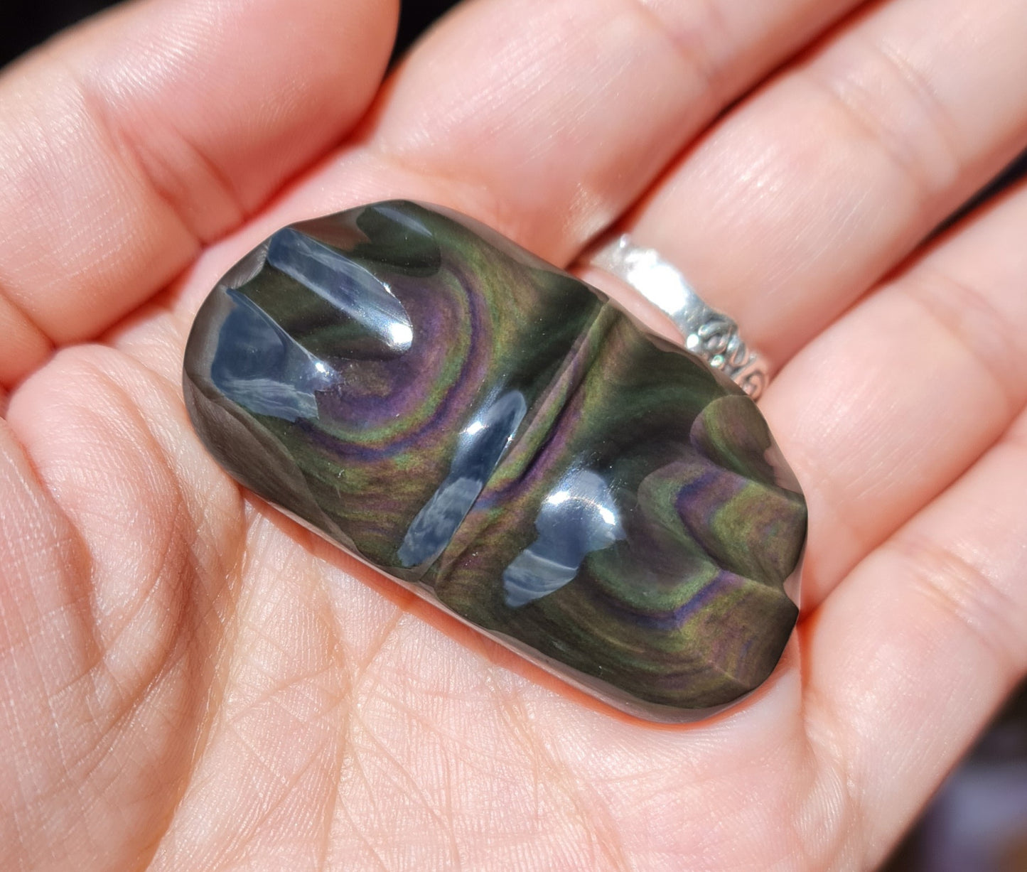 Rainbow Obsidian Butterfly