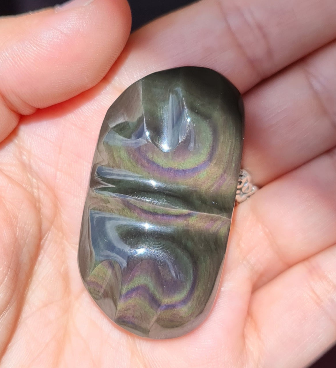 Rainbow Obsidian Butterfly