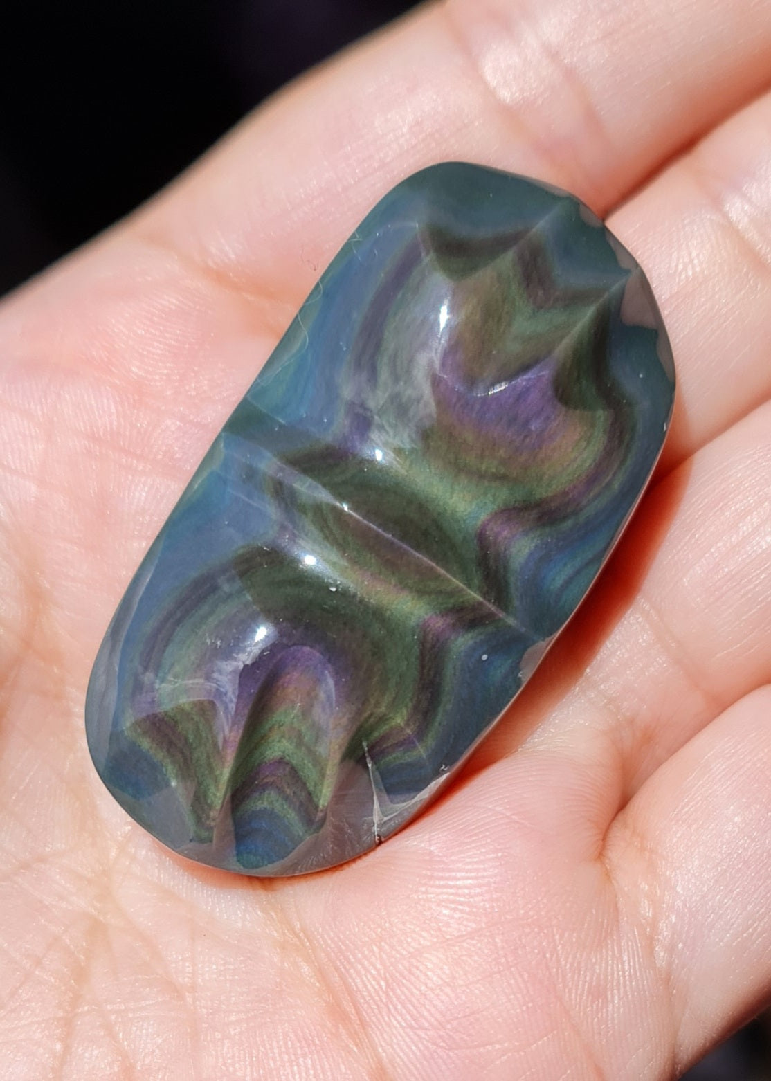 Rainbow Obsidian Butterfly