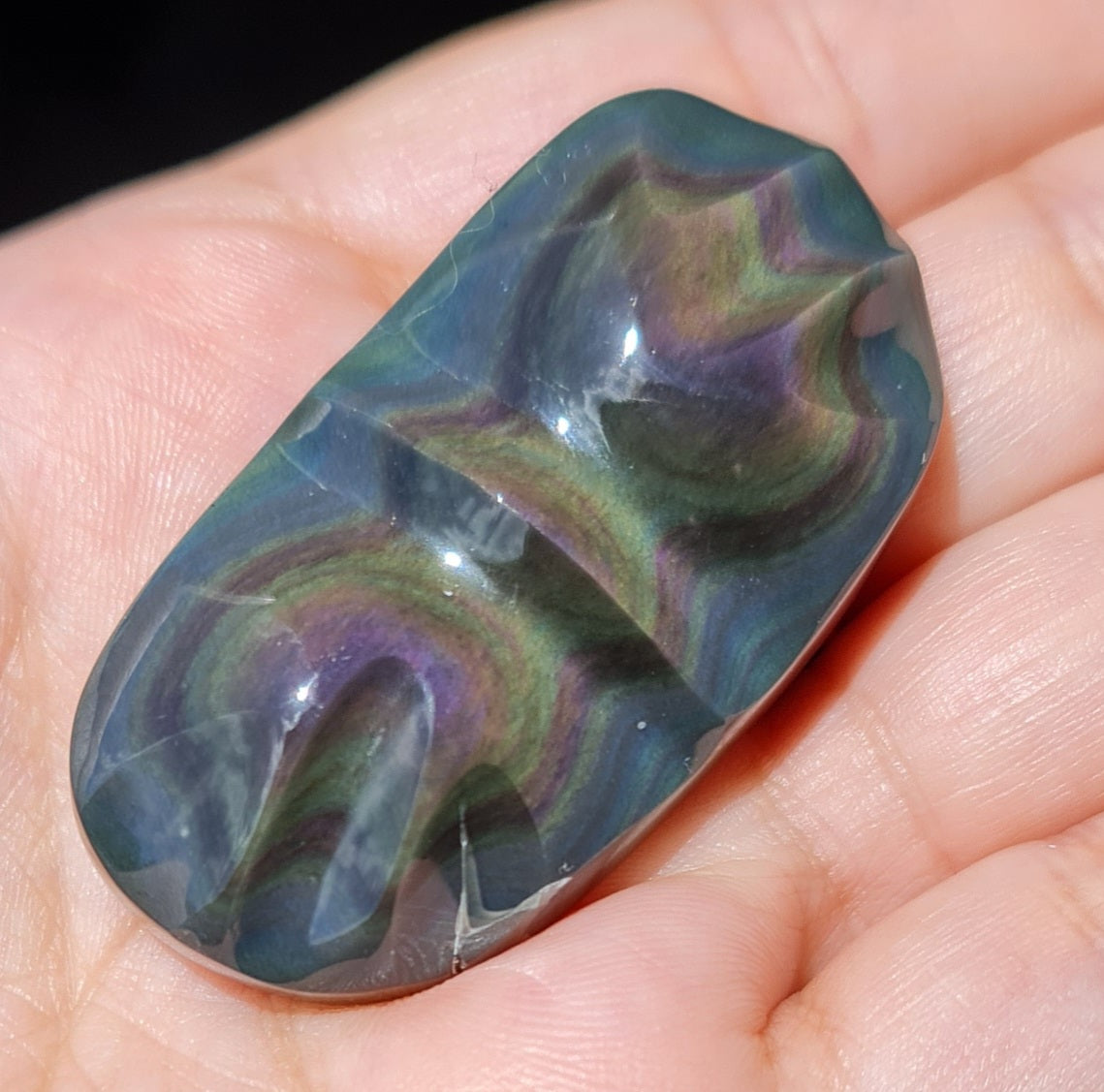 Rainbow Obsidian Butterfly