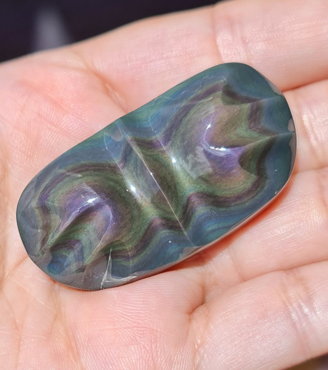 Rainbow Obsidian Butterfly