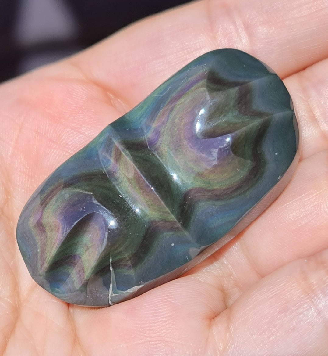 Rainbow Obsidian Butterfly