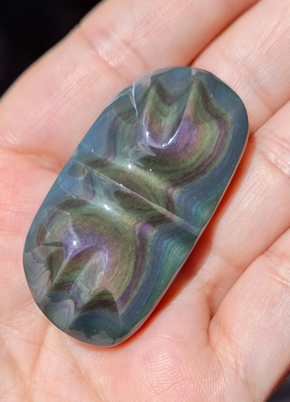 Rainbow Obsidian Butterfly