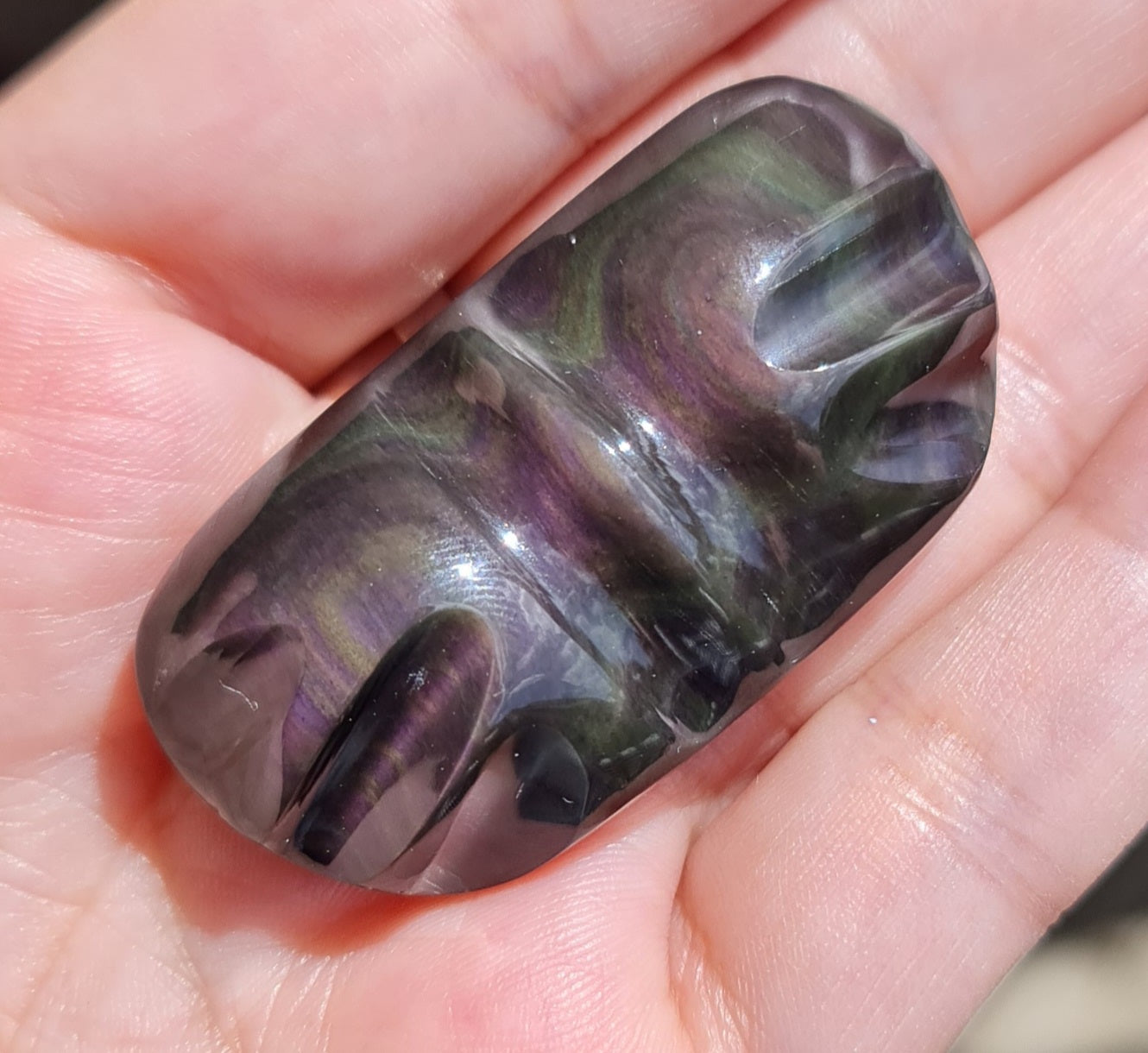 Rainbow Obsidian Butterfly