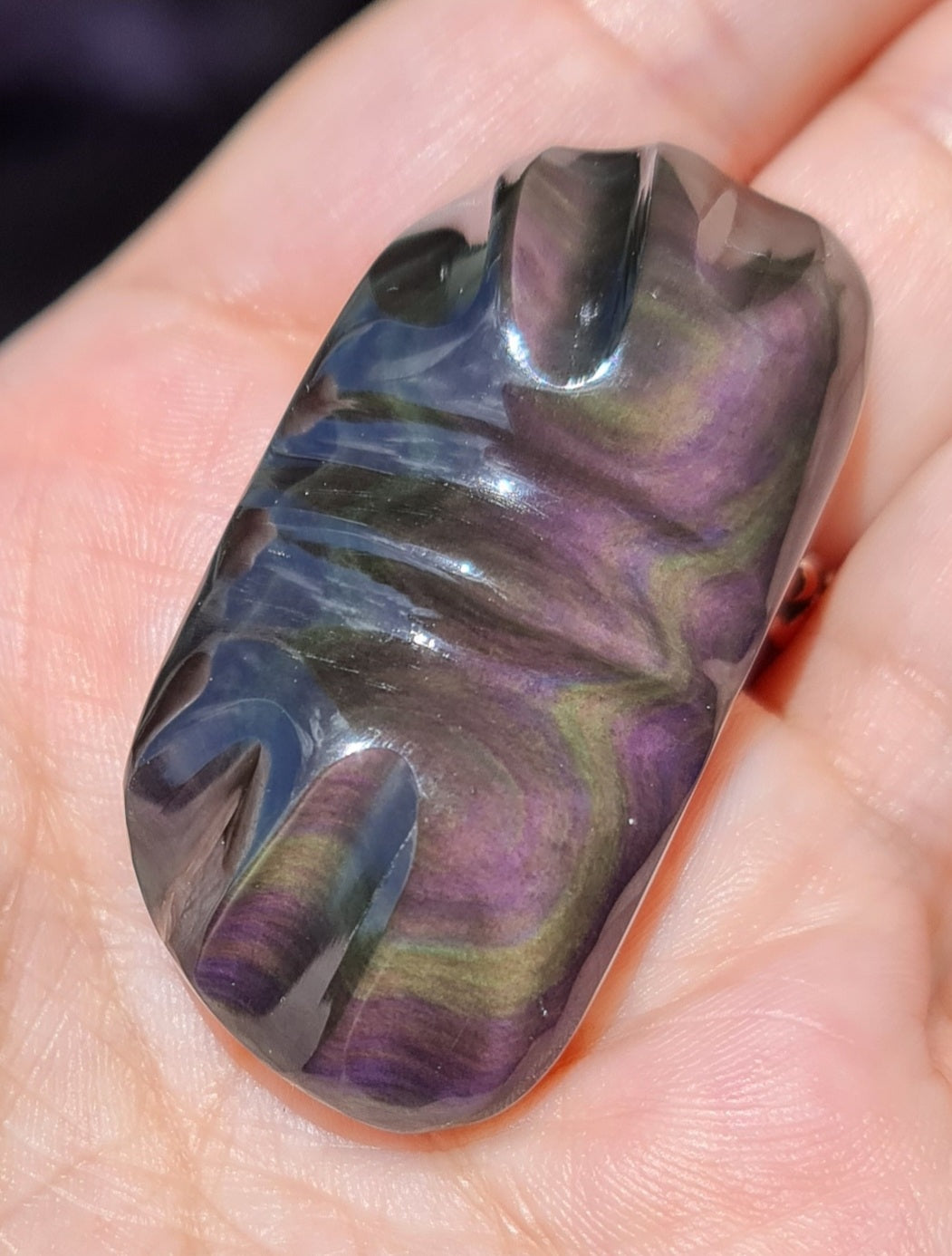 Rainbow Obsidian Butterfly