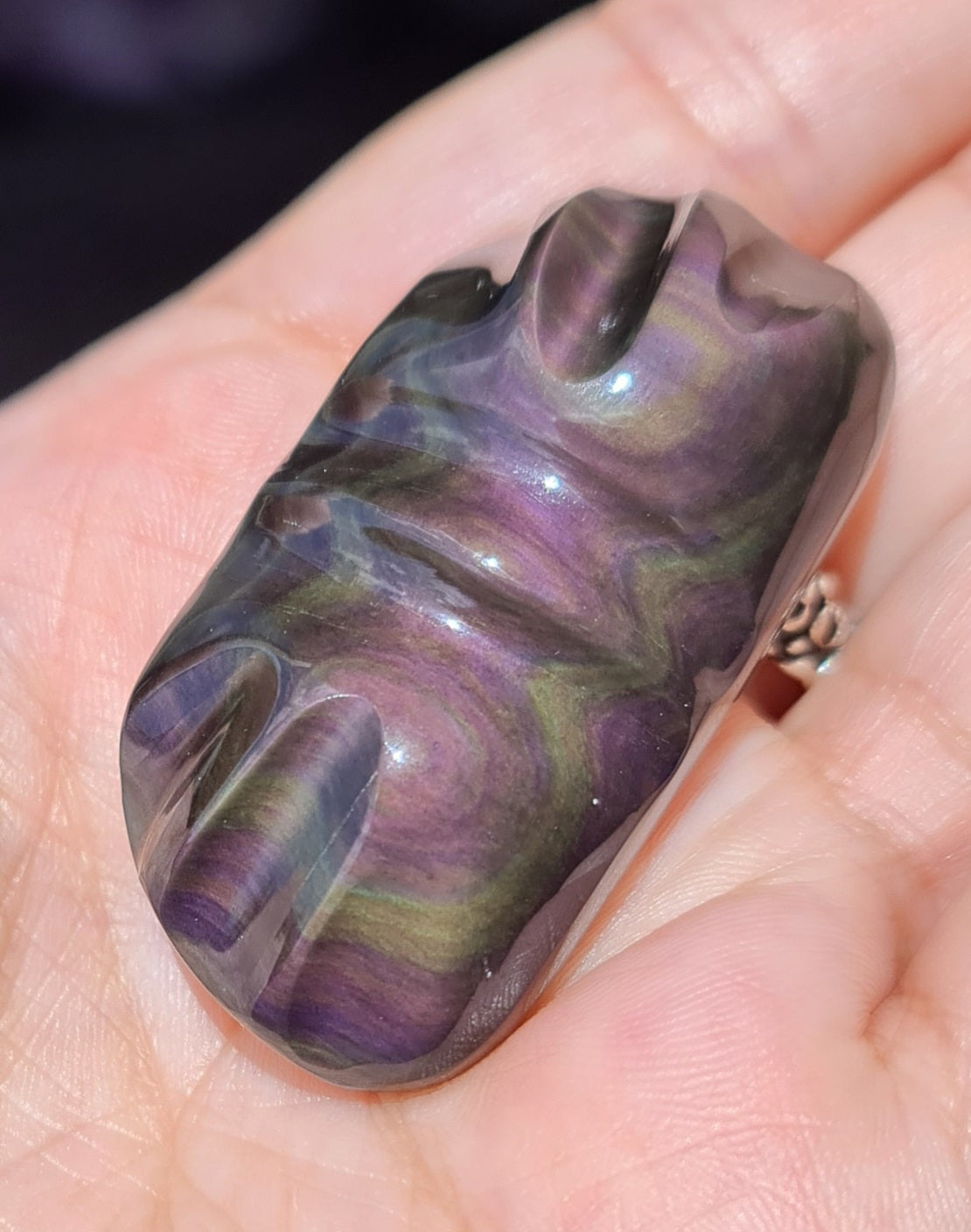 Rainbow Obsidian Butterfly