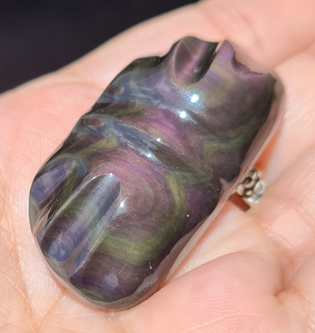 Rainbow Obsidian Butterfly