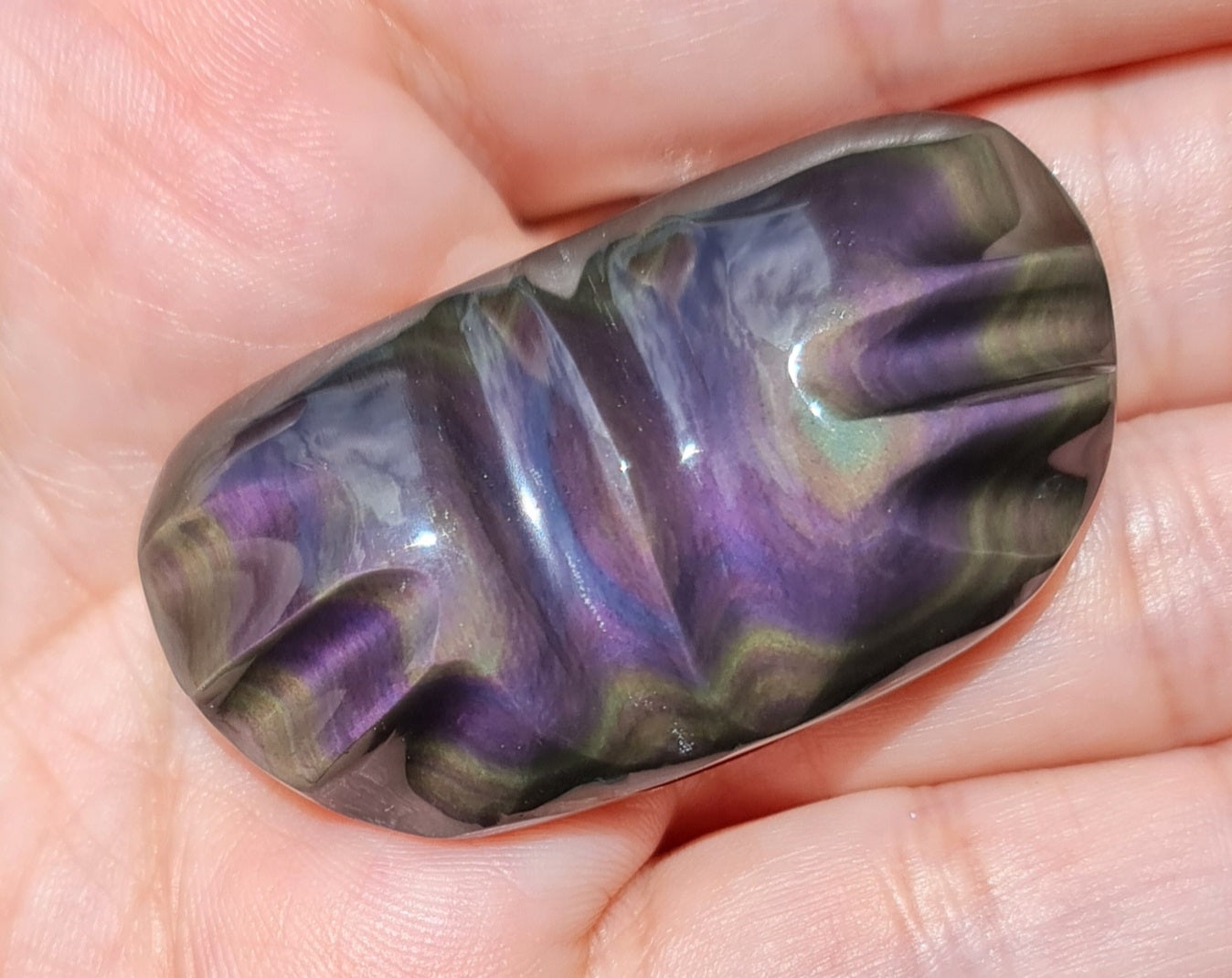Rainbow Obsidian Butterfly