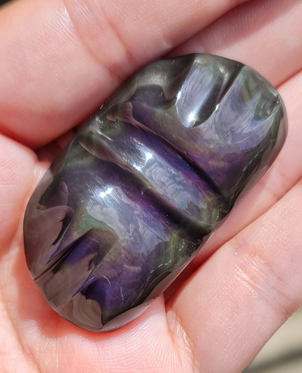 Rainbow Obsidian Butterfly