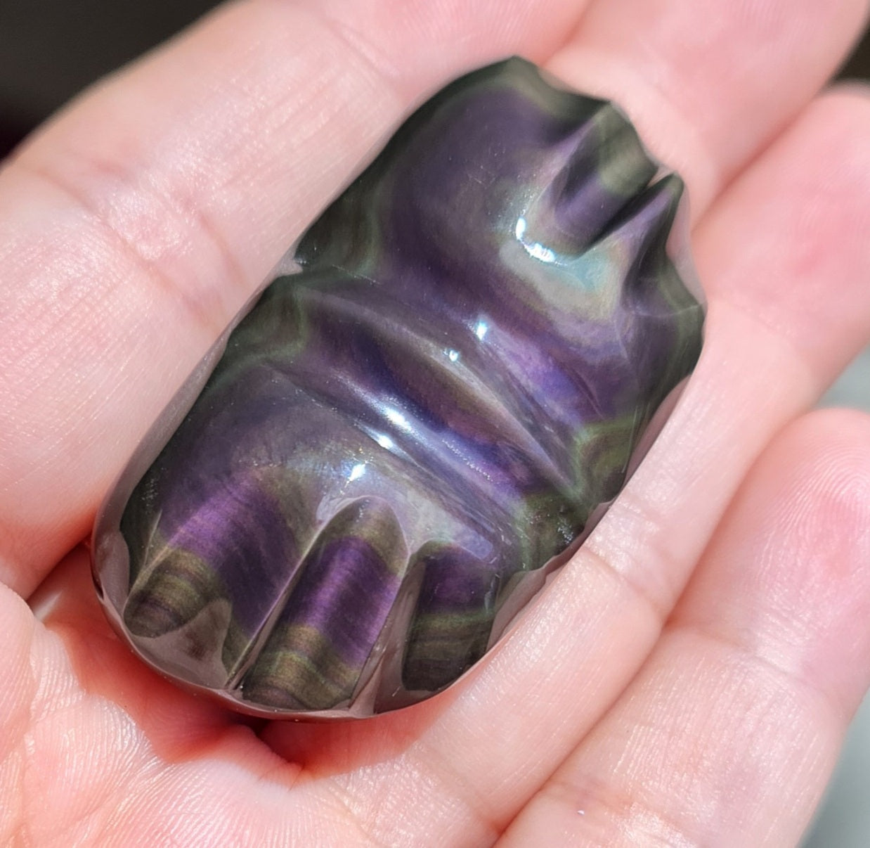 Rainbow Obsidian Butterfly
