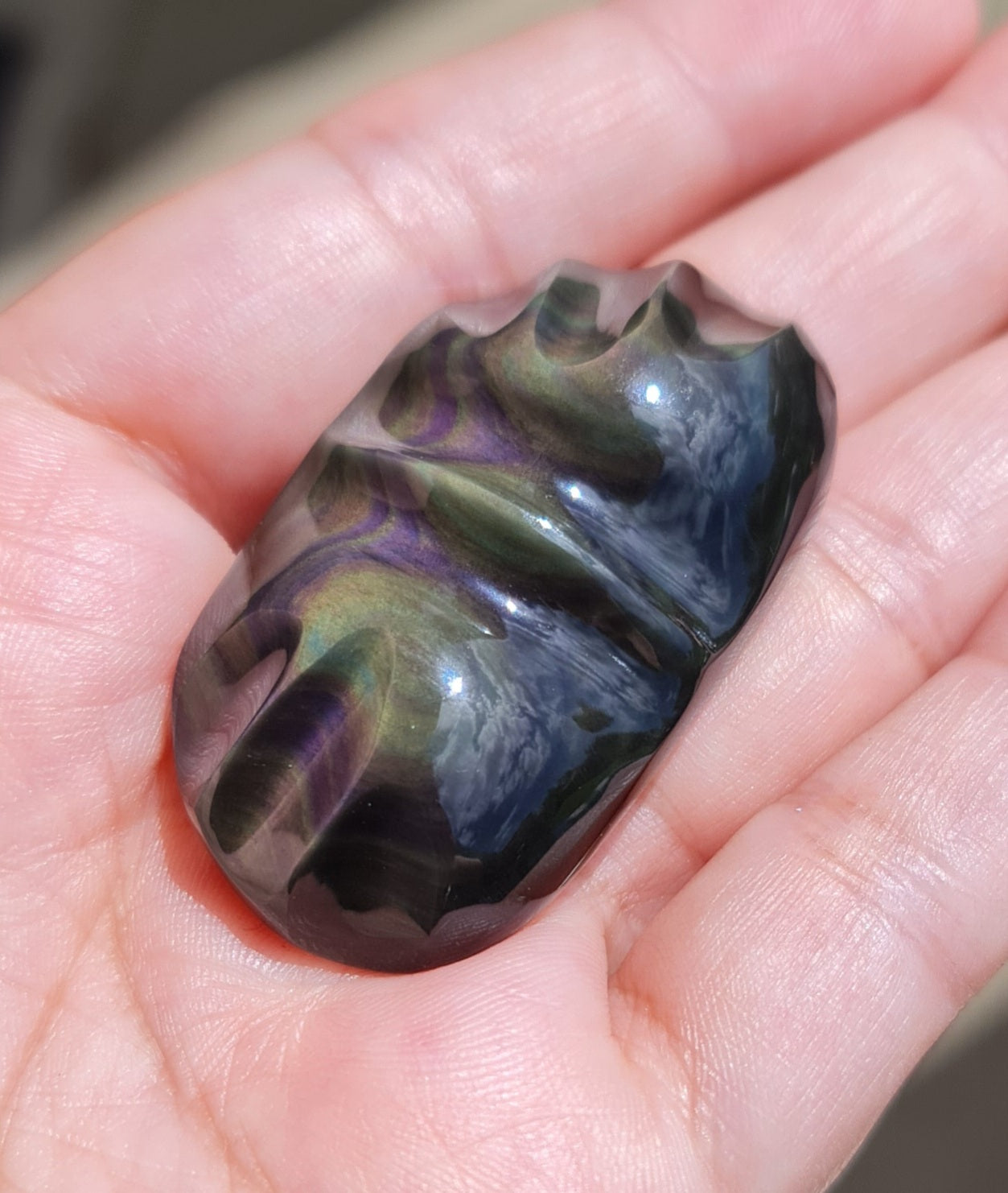 Rainbow Obsidian Butterfly