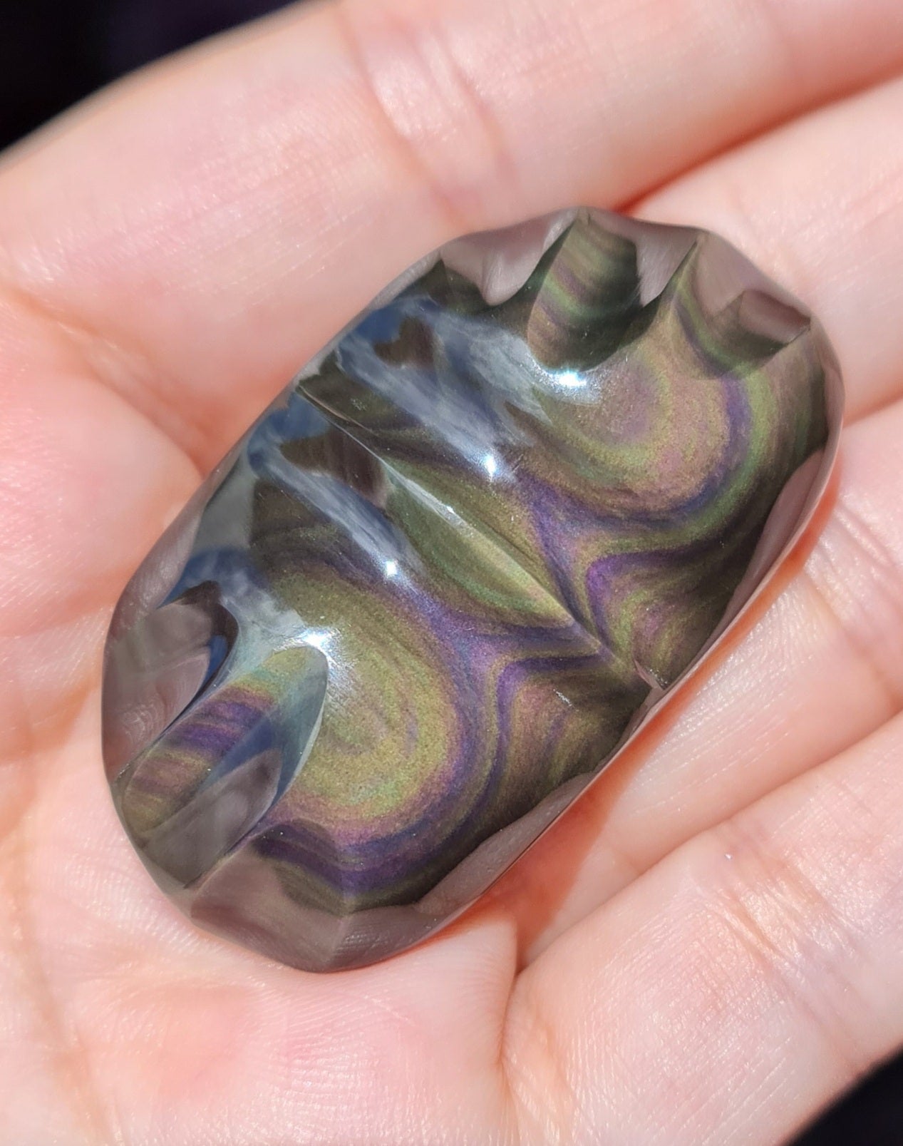 Rainbow Obsidian Butterfly