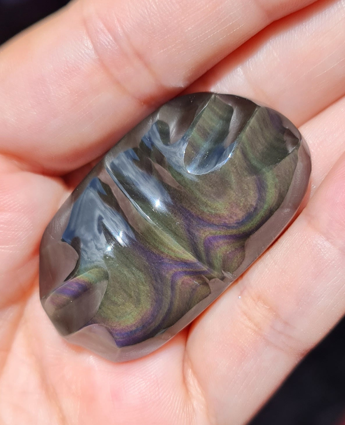 Rainbow Obsidian Butterfly
