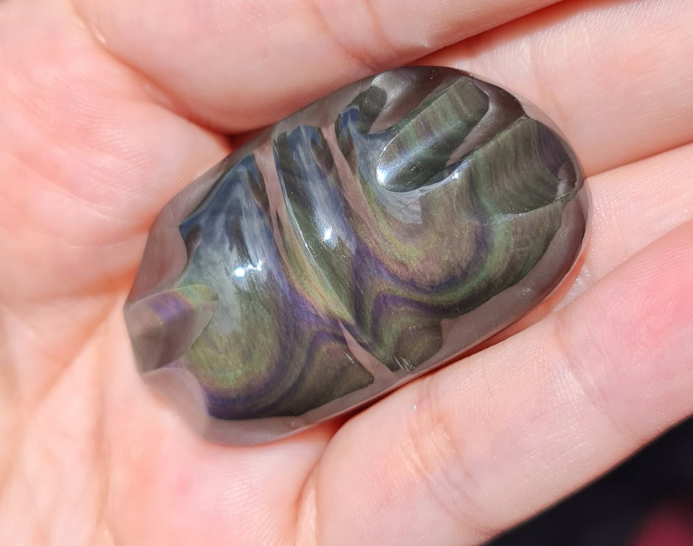 Rainbow Obsidian Butterfly