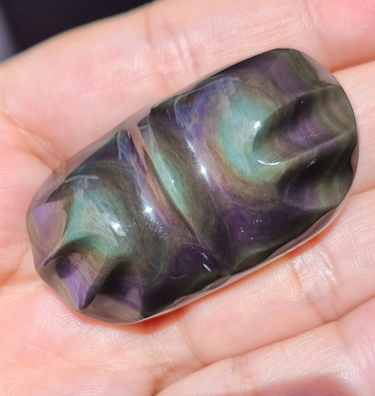 Rainbow Obsidian Butterfly