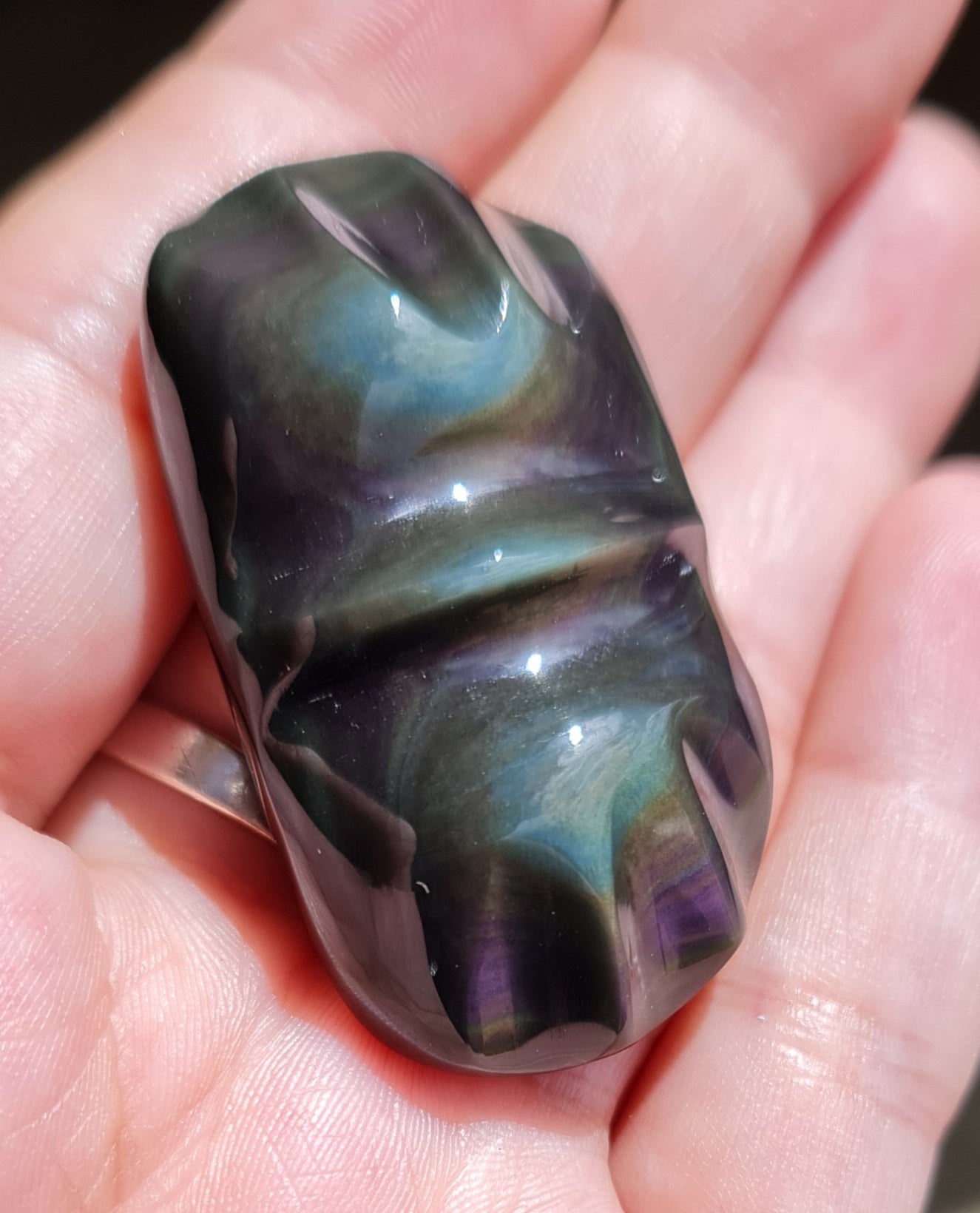 Rainbow Obsidian Butterfly