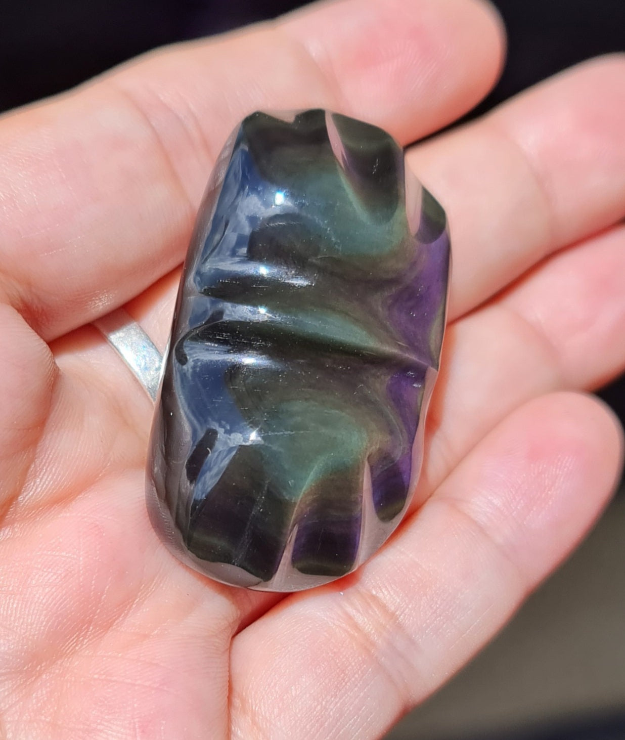Rainbow Obsidian Butterfly