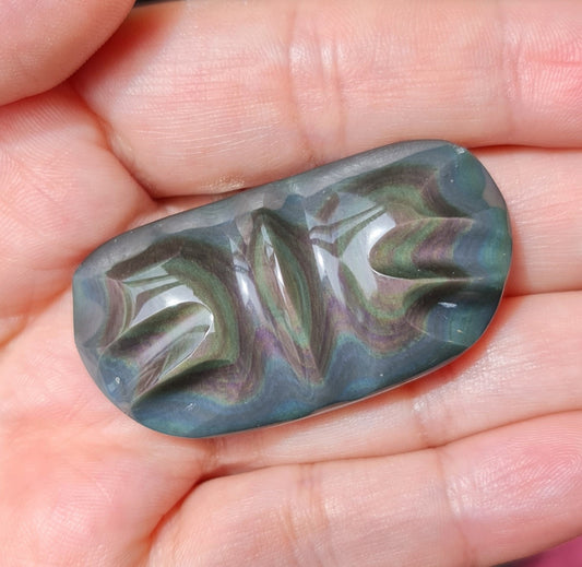 Rainbow Obsidian Butterfly