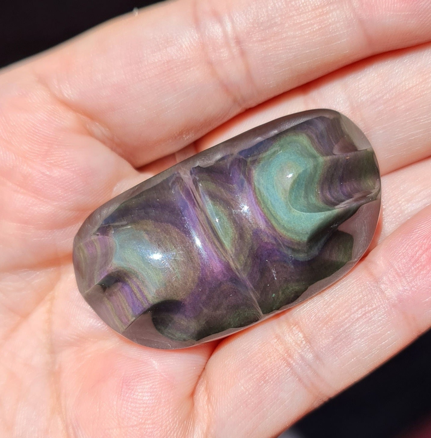 Rainbow Obsidian Butterfly