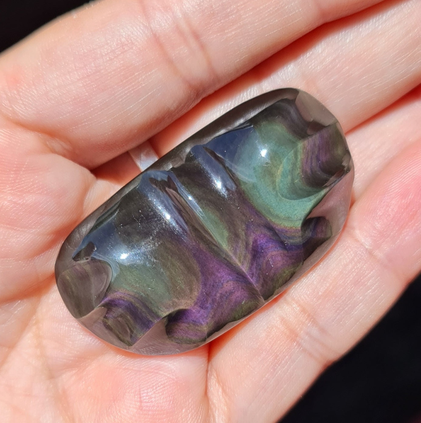 Rainbow Obsidian Butterfly