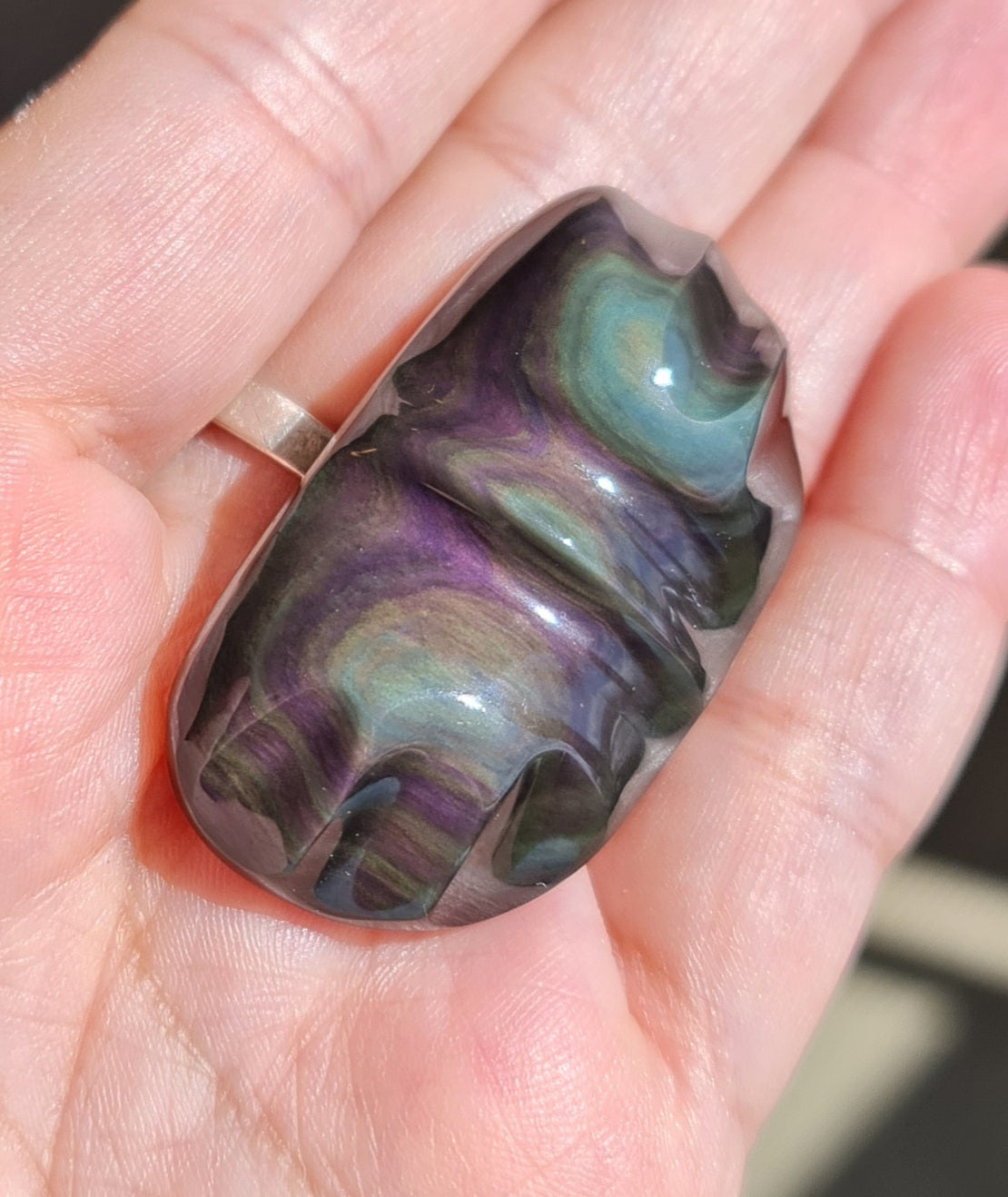 Rainbow Obsidian Butterfly