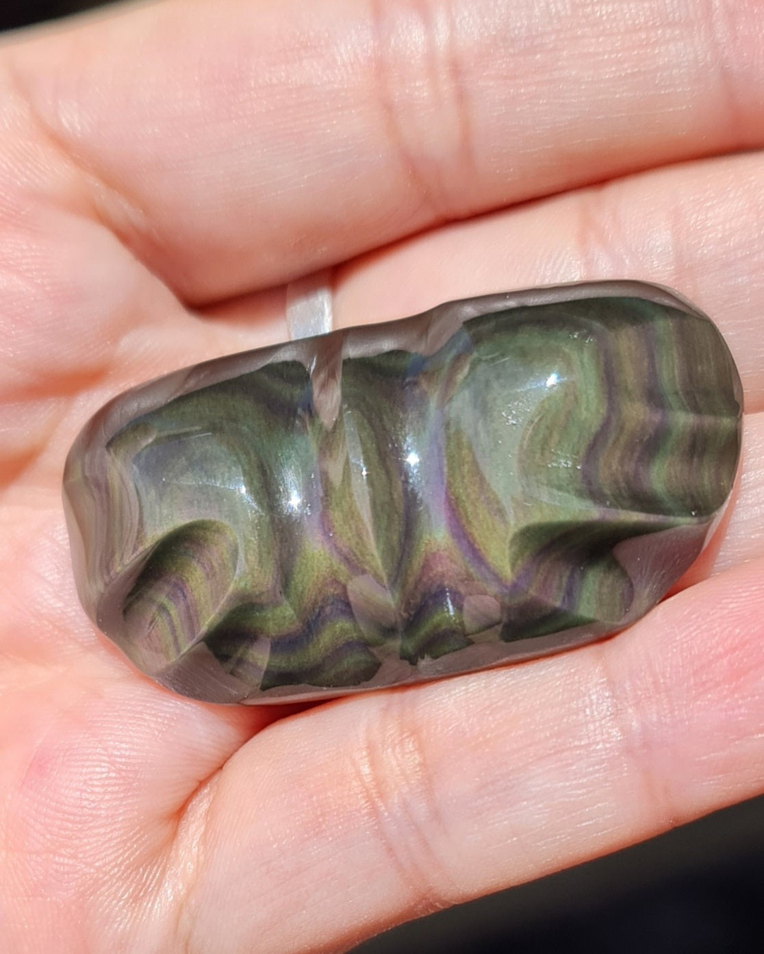 Rainbow Obsidian Butterfly