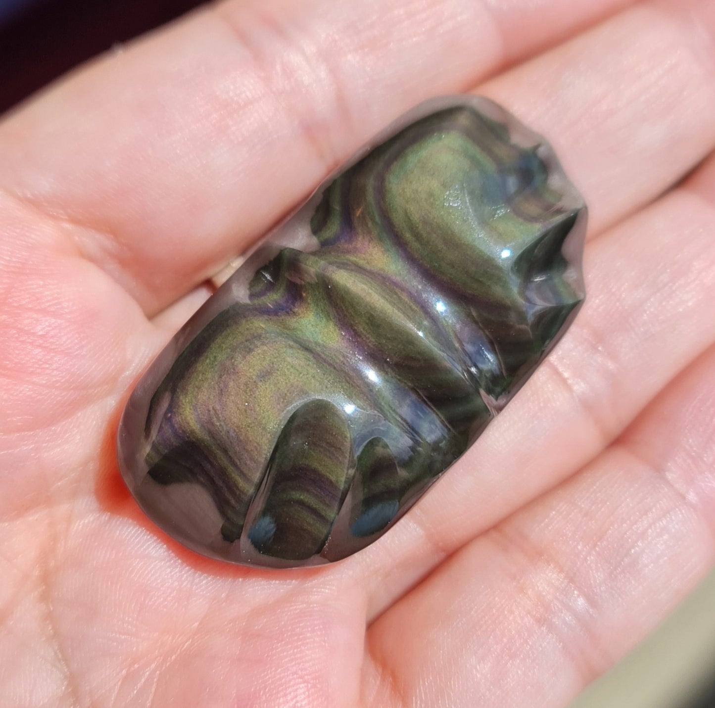 Rainbow Obsidian Butterfly