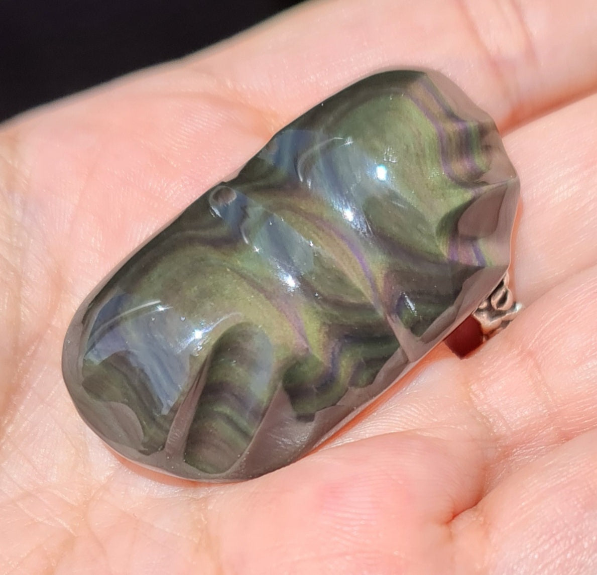 Rainbow Obsidian Butterfly