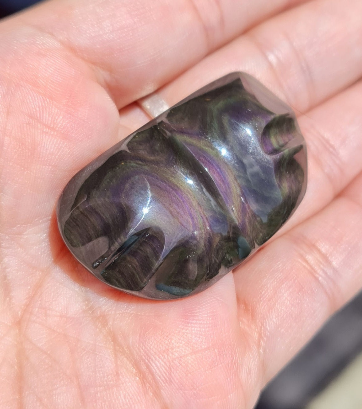 Rainbow Obsidian Butterfly