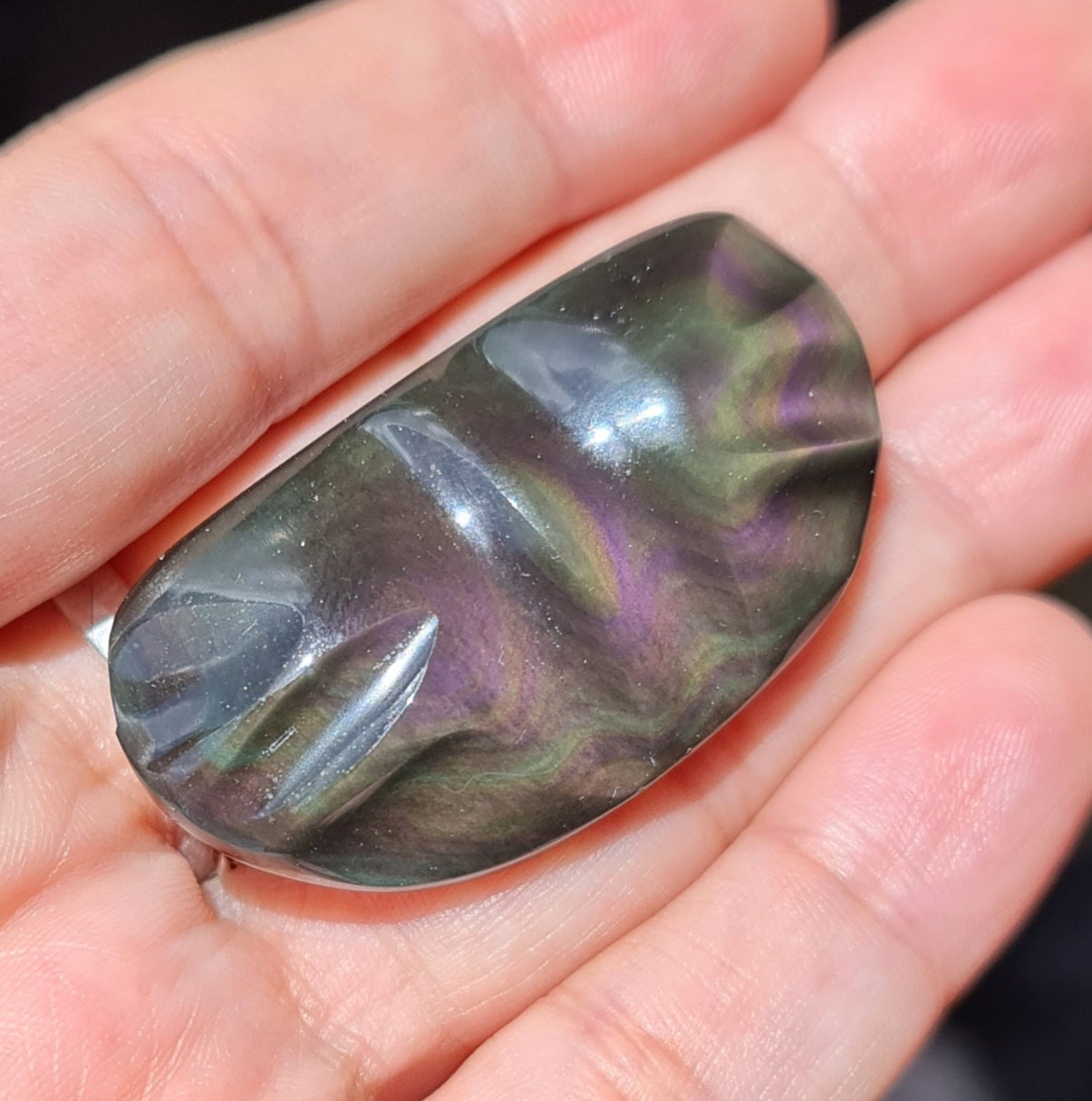Rainbow Obsidian Butterfly