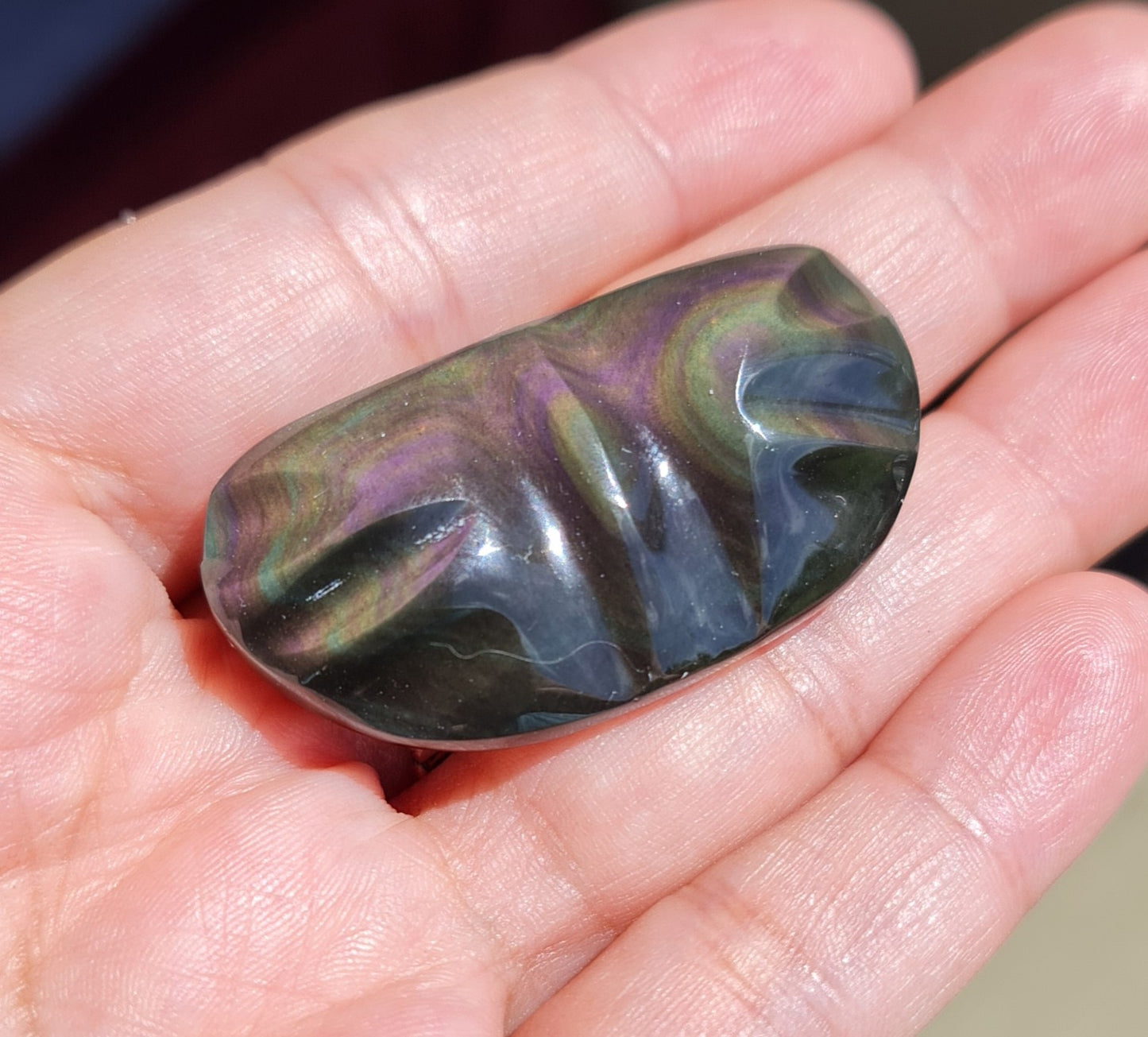 Rainbow Obsidian Butterfly