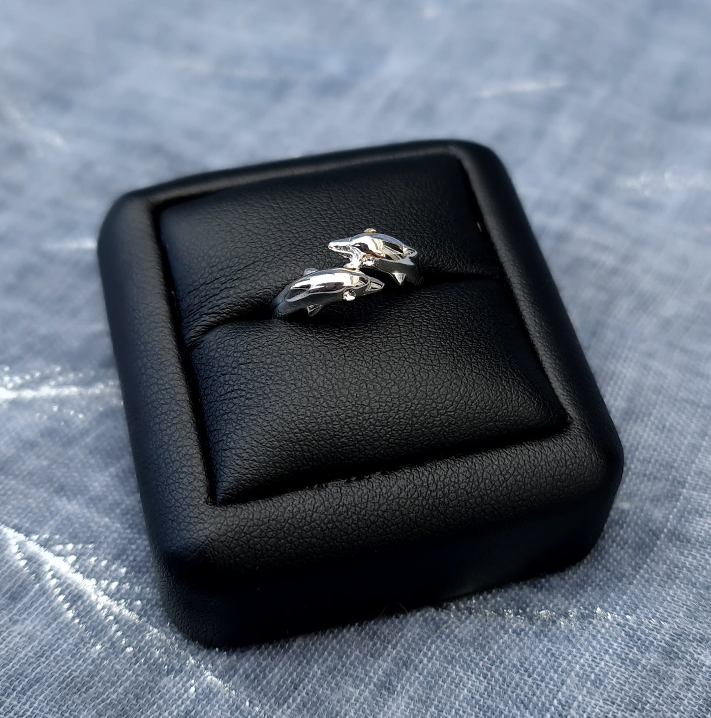 Sterling Silver Dolphin Toe Ring