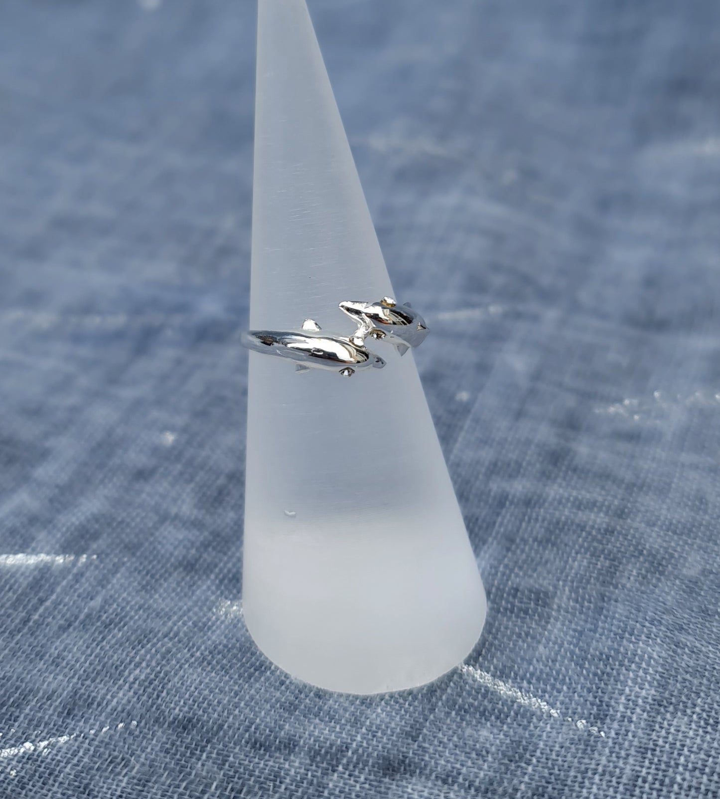 Sterling Silver Dolphin Toe Ring