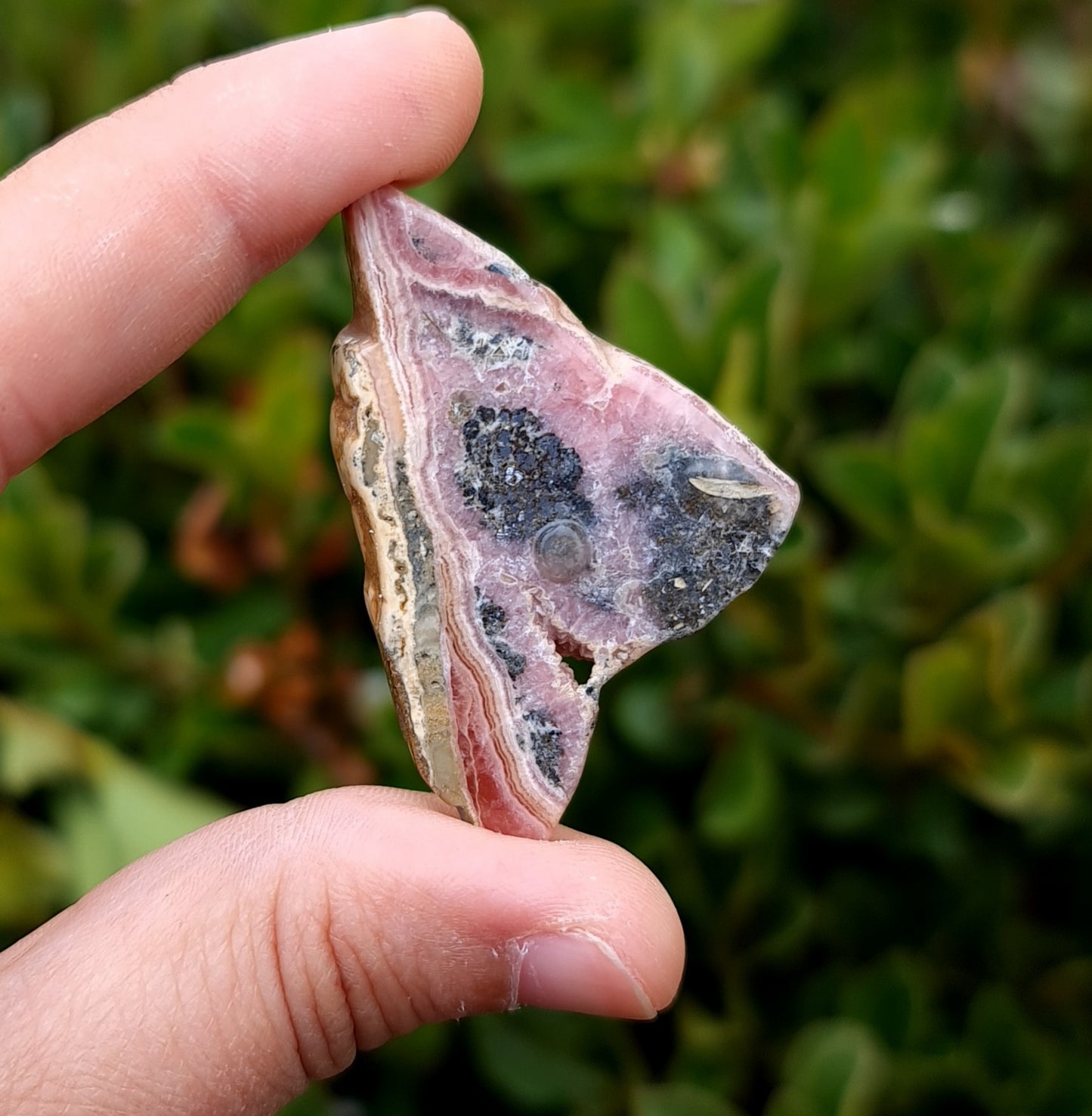 Rhodochrosite Slice