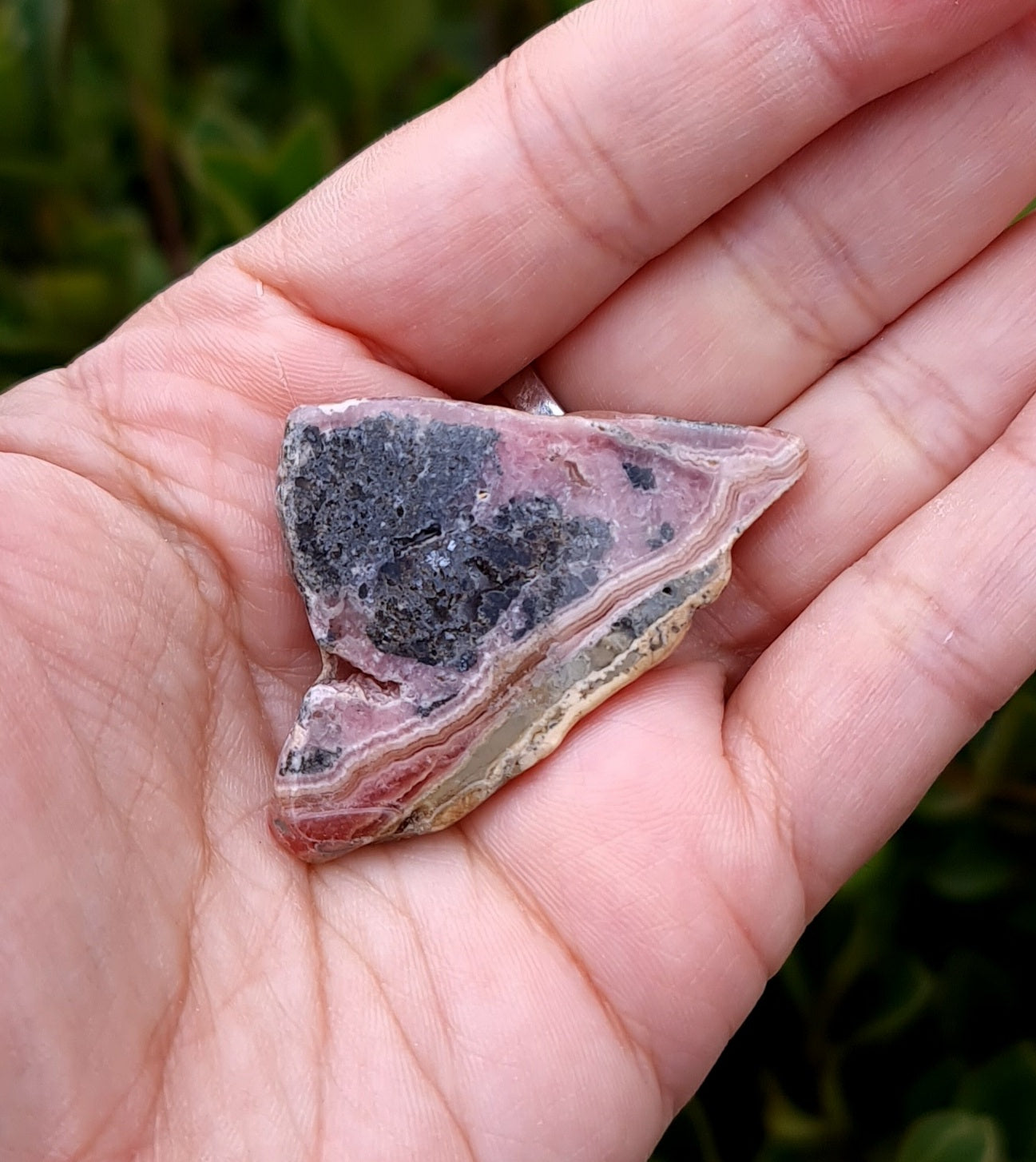 Rhodochrosite Slice