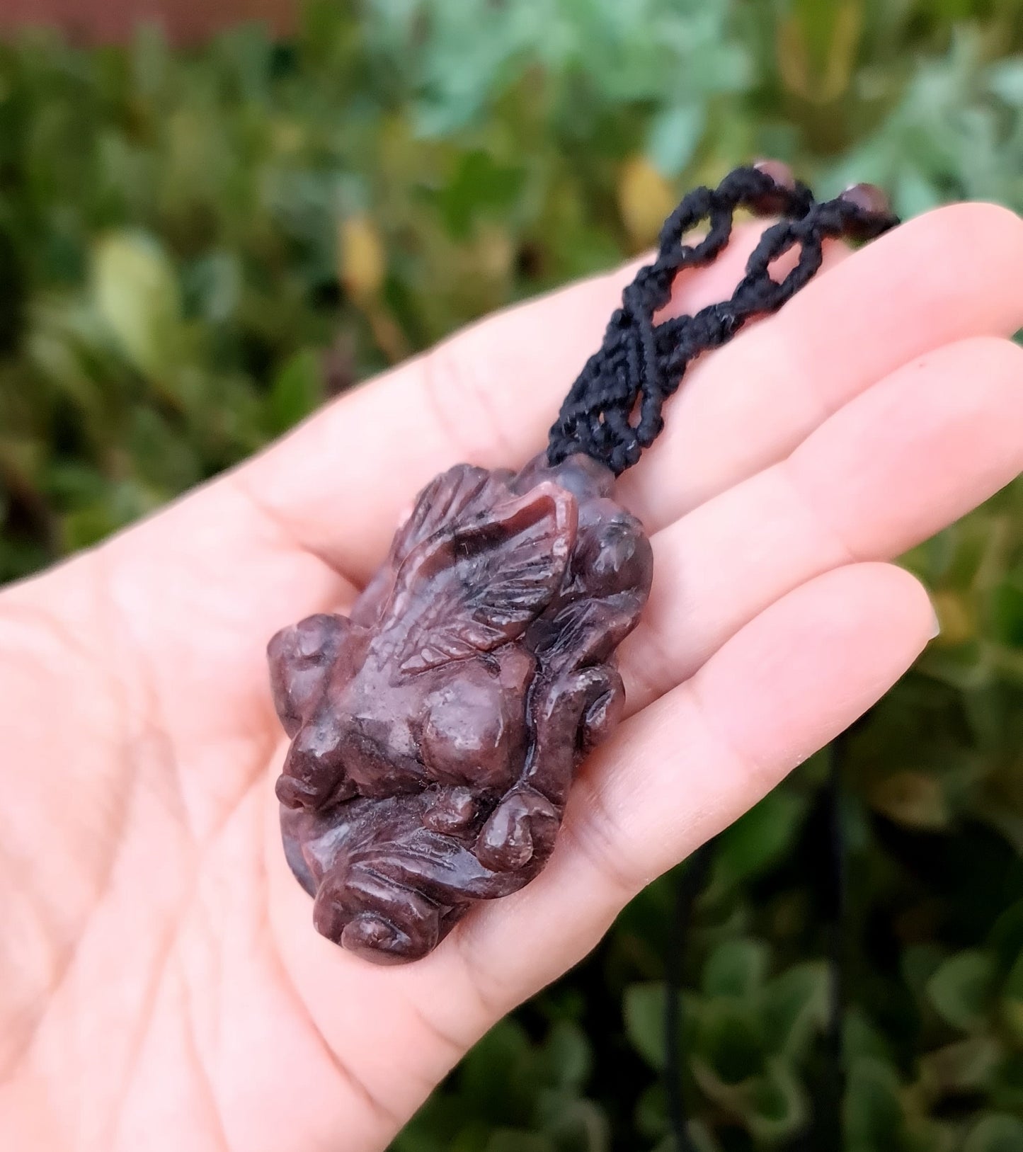 "When Pigs Fly" - Macrame Necklace