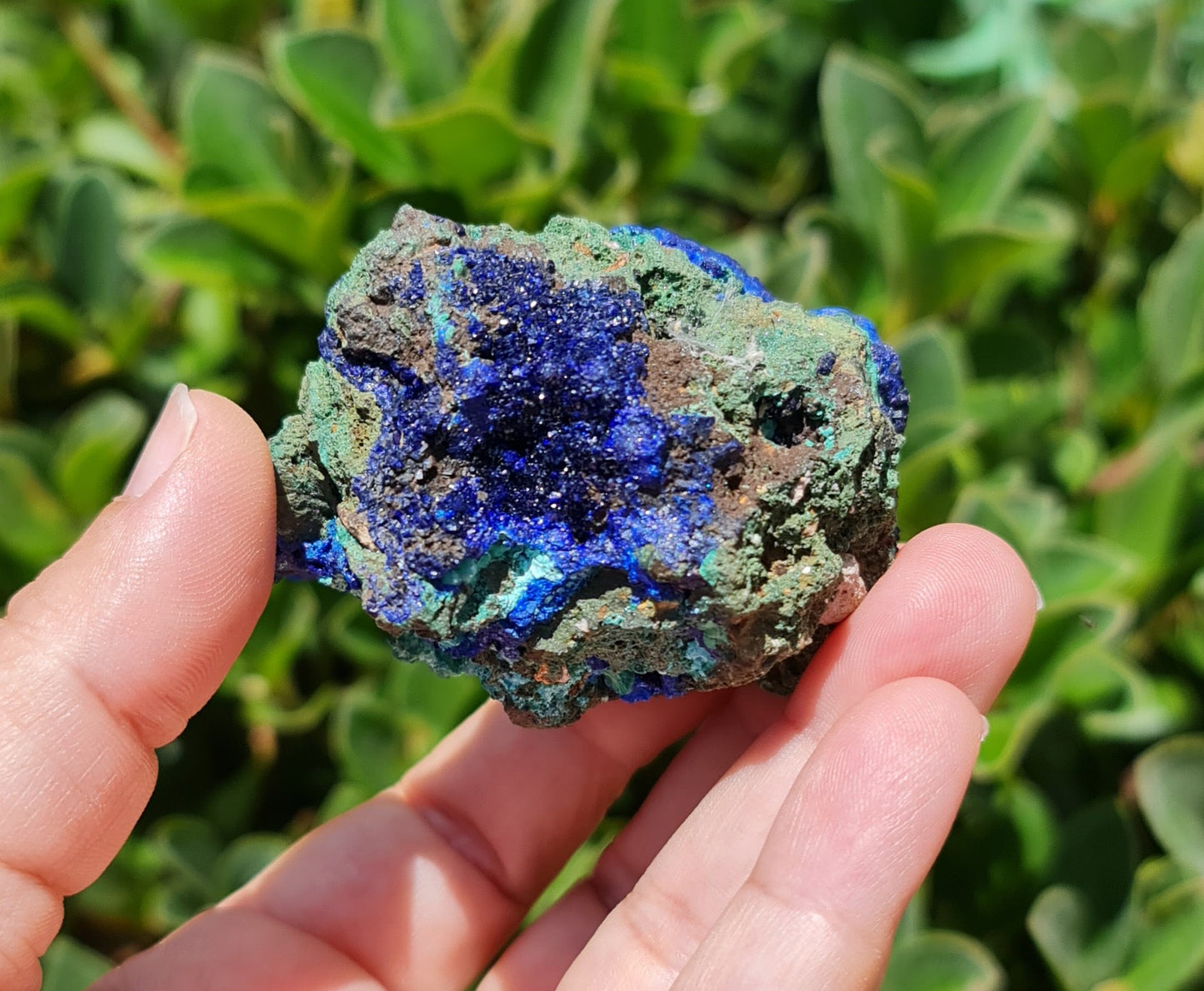 Azurite with Malachite Specimen