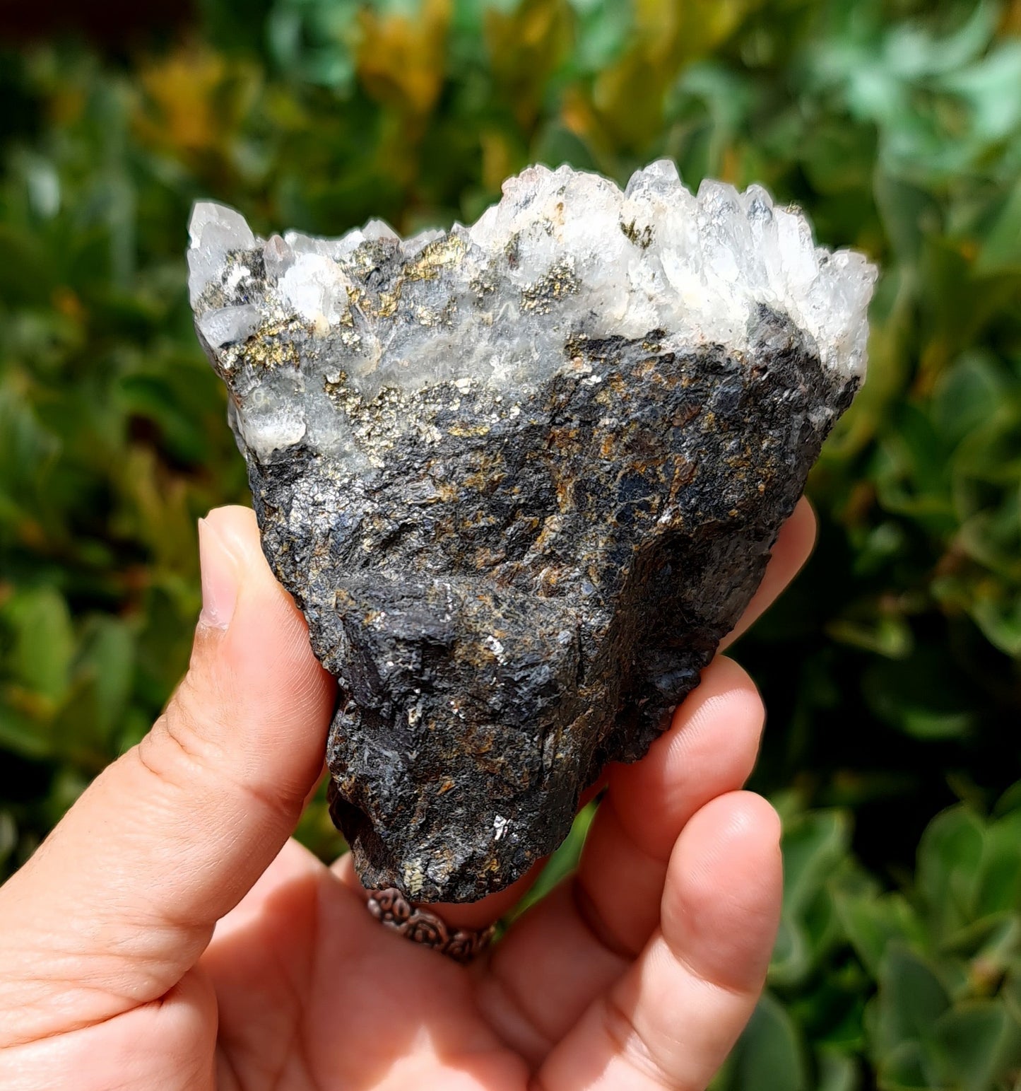 Chalcopyrite Quartz Specimen