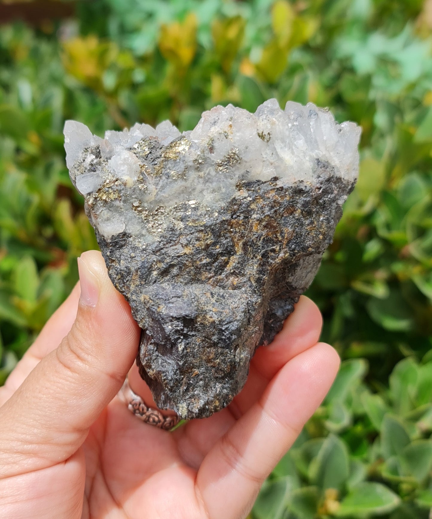 Chalcopyrite Quartz Specimen
