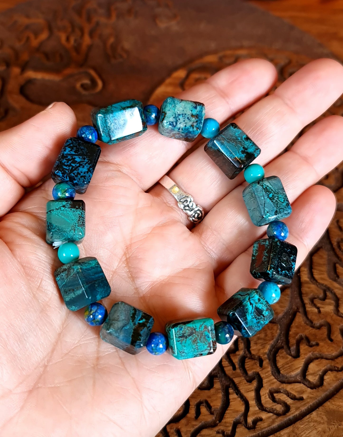 Shattuckite Bracelet