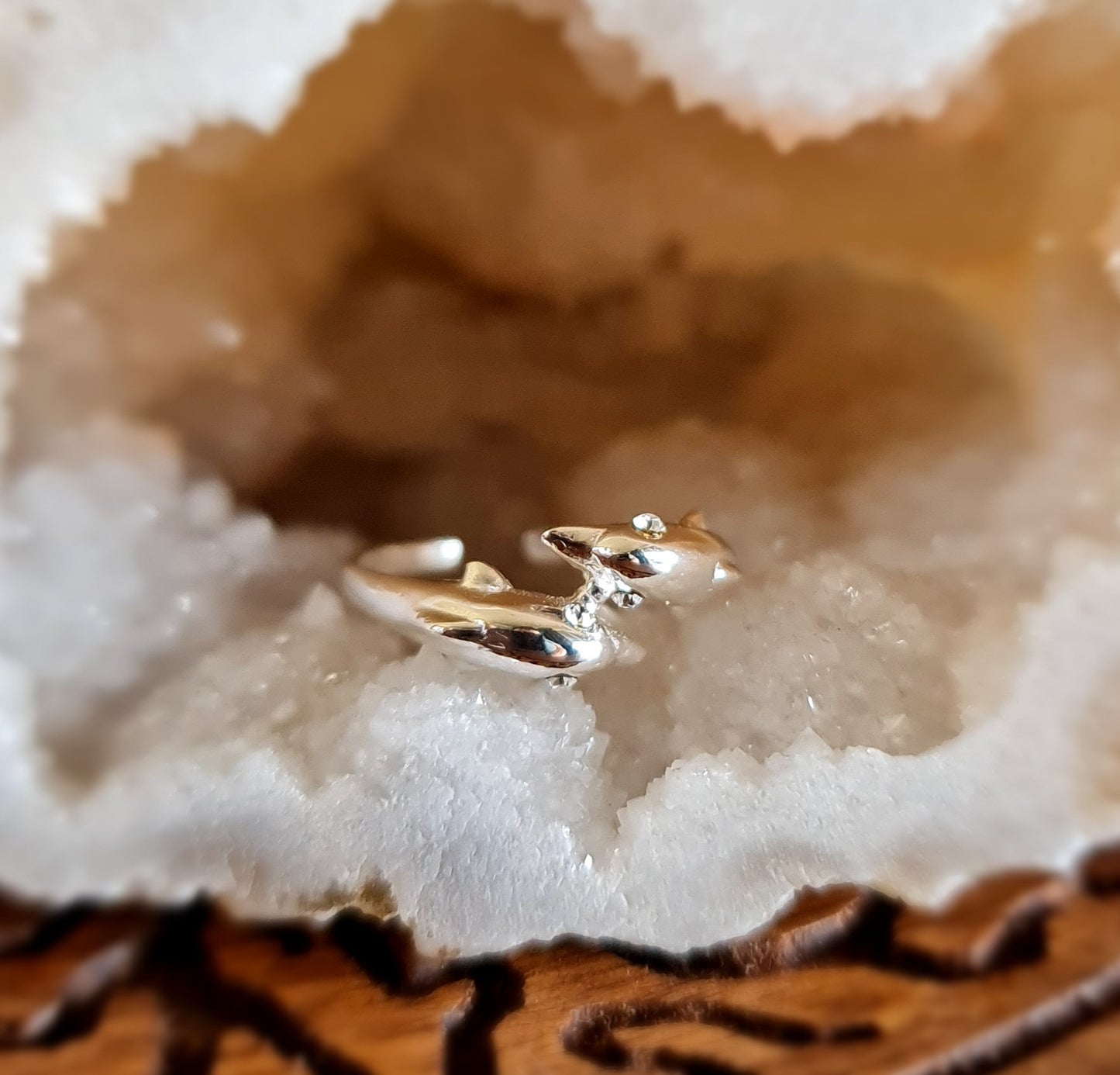 Sterling Silver Dolphin Toe Ring