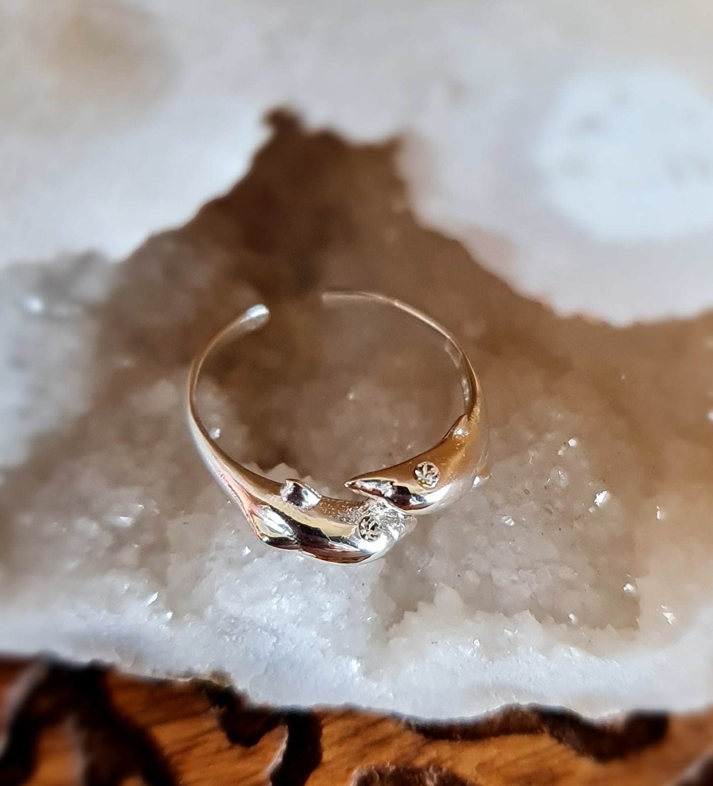 Sterling Silver Dolphin Toe Ring
