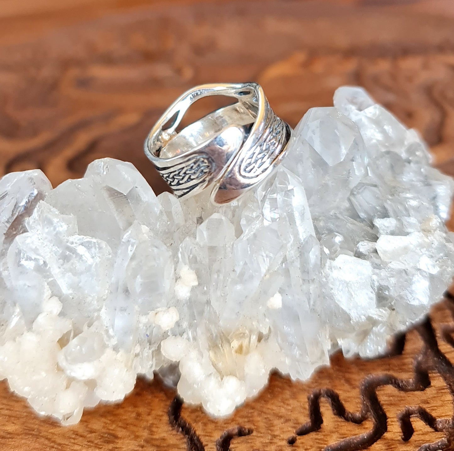 *PREORDER* Amethyst Sterling Silver Celtic Fae Ring