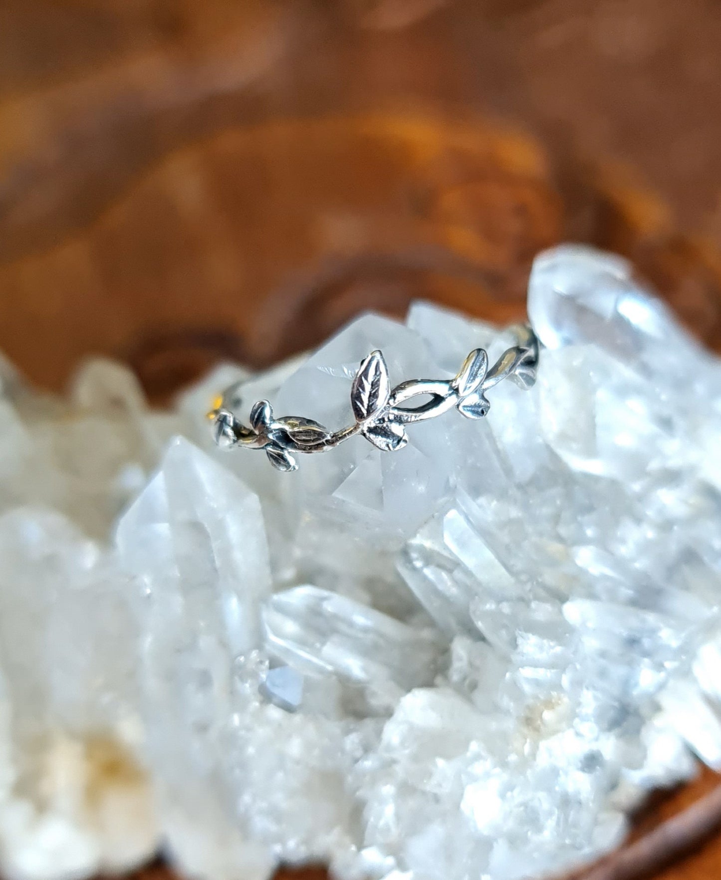 Sterling Silver Leaf Ring