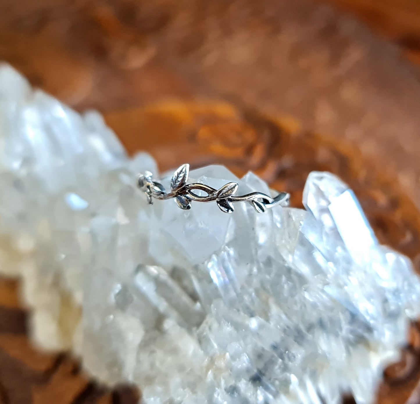 Sterling Silver Leaf Ring