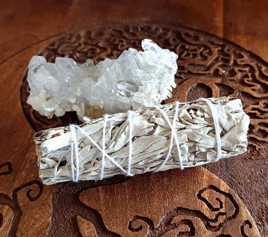 White Sage & Royal Sage Smudge Stick