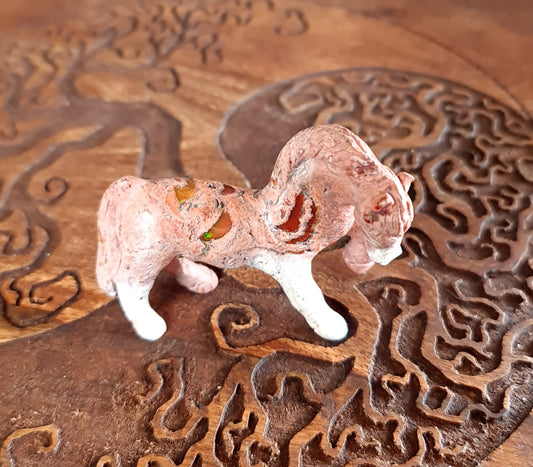 Mexican Cantera Opal Horse Carving