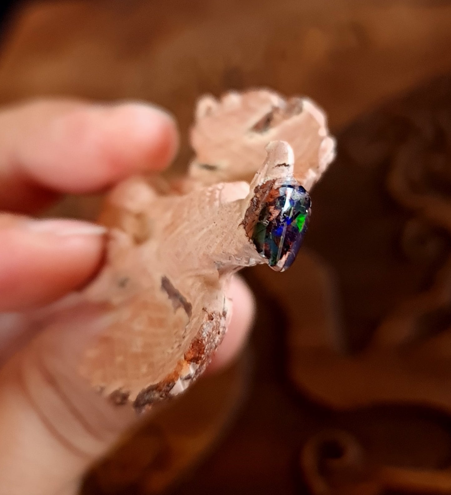 Mexican Cantera Opal Eagle Carving