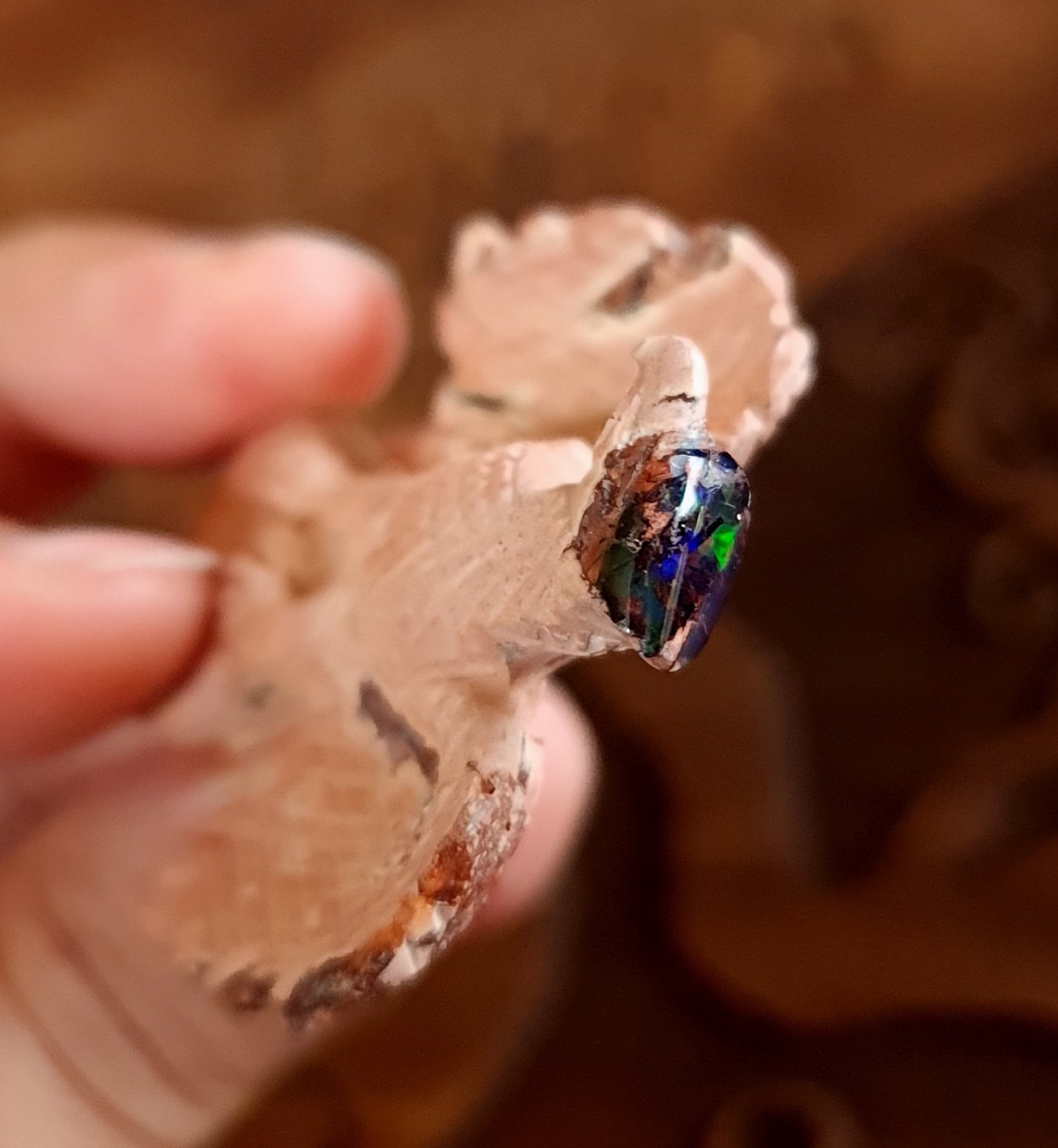 Mexican Cantera Opal Eagle Carving